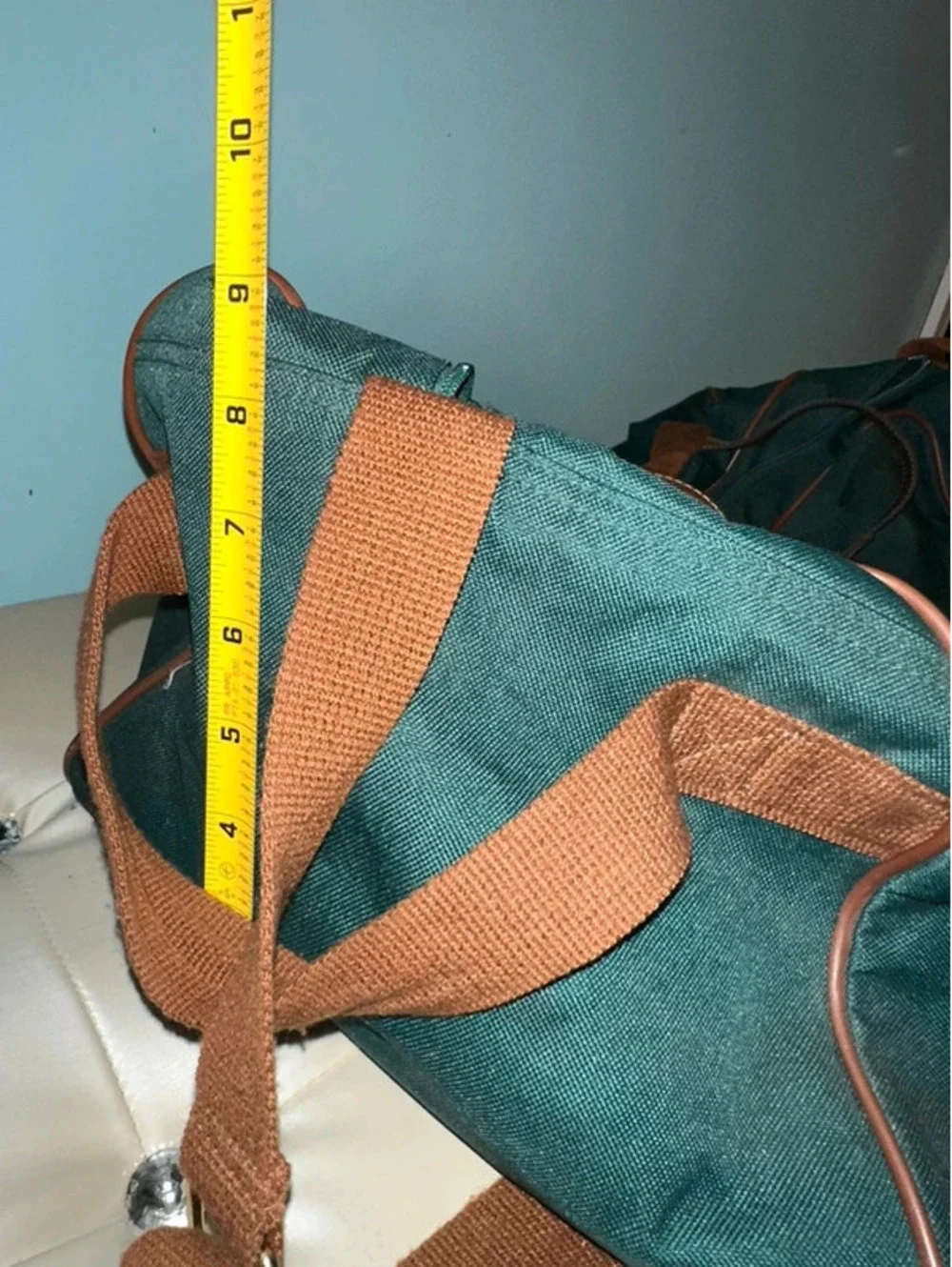 Vintage Ralph Lauren Polo Green 90s Rolling Duffle Bag